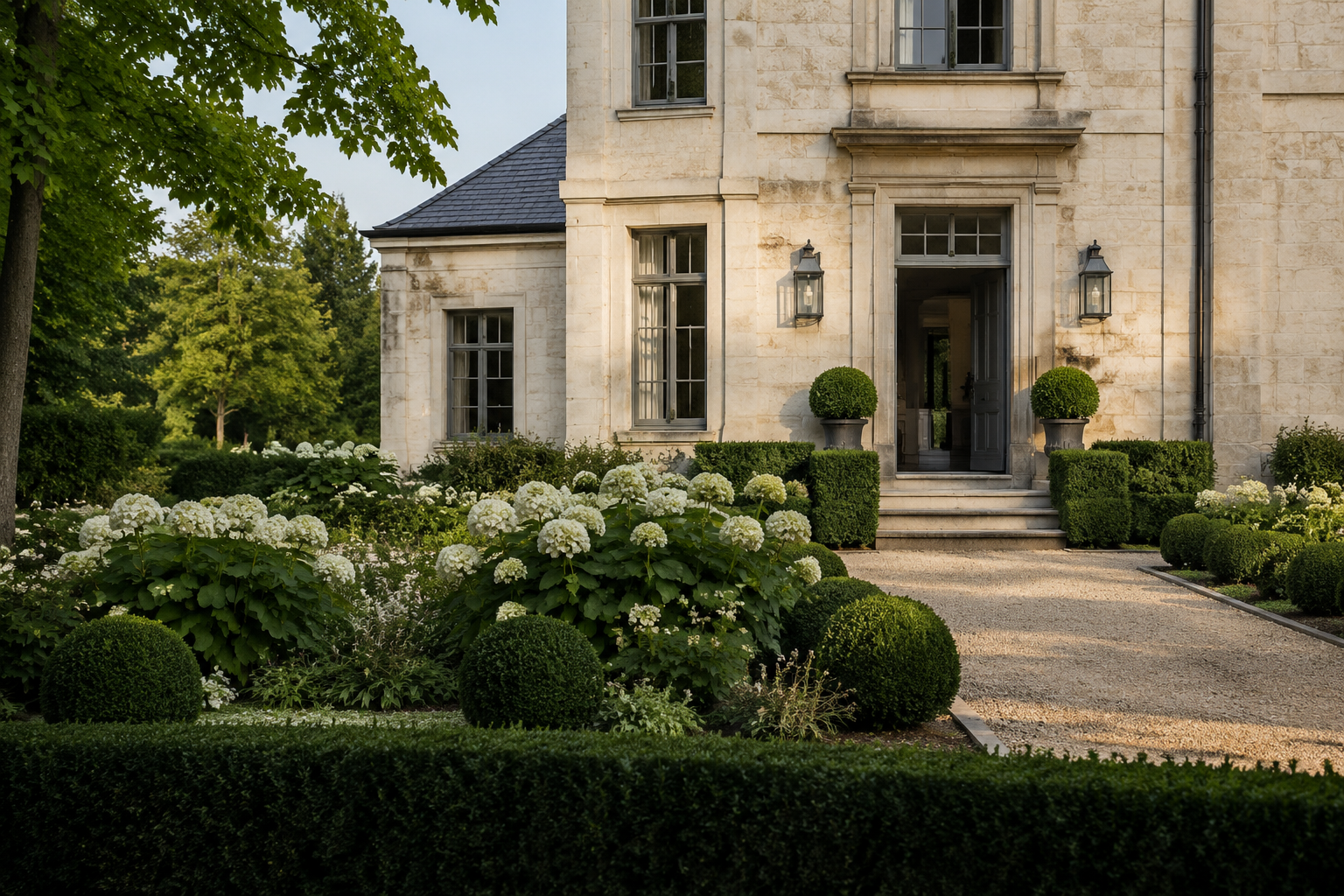 Front Entrance and Courtyard Garden Guides