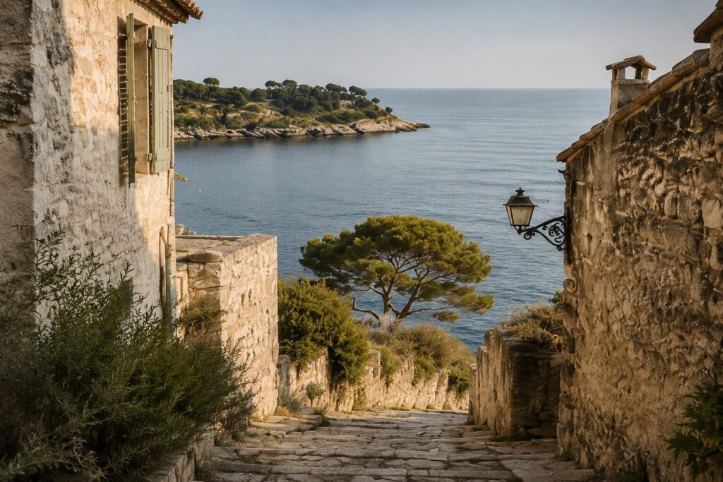 Mediterranean coast in the South of France