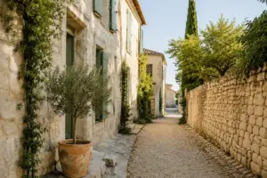 A village lane in Provence
