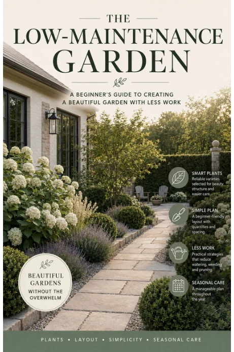 Low Maintenance Garden Guide cover