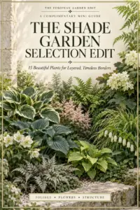 Layered shade garden