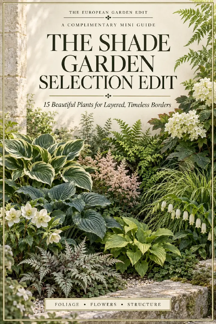 Cover of The Shade Garden Selection Edit complimentary mini guide