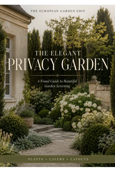 The Elegant Privacy Garden Guide cover