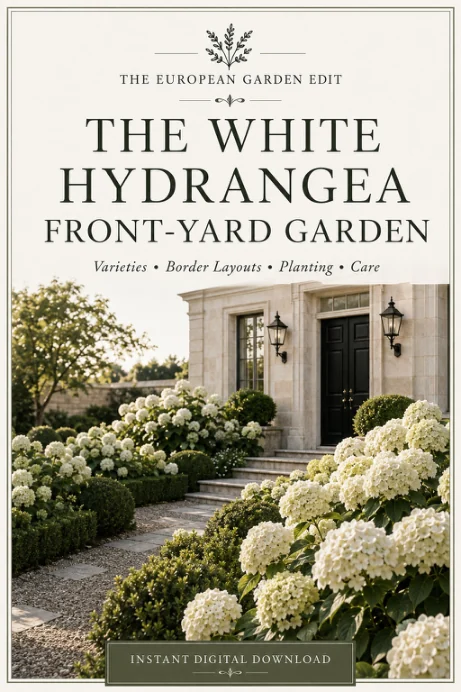 White Hydrangea Front Yard Garden Guide cover
